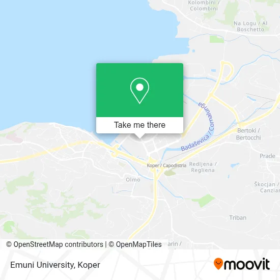 Emuni University map