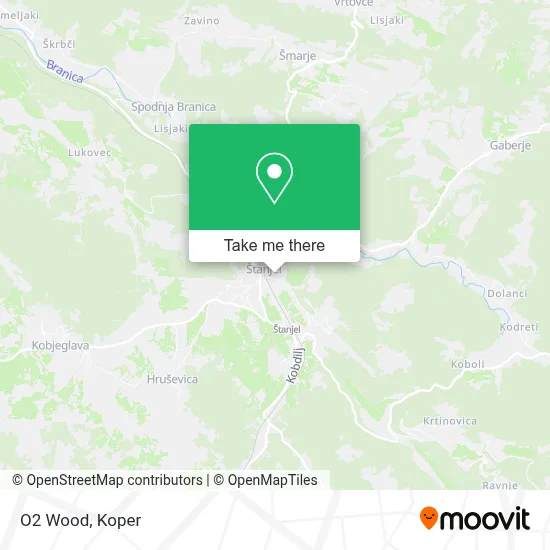 O2 Wood map