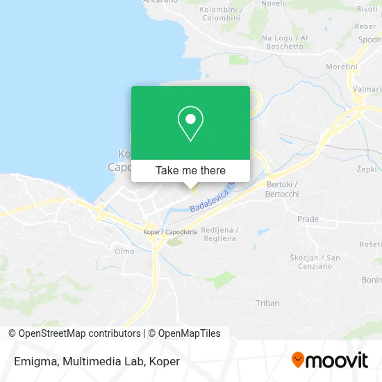 Emigma, Multimedia Lab map