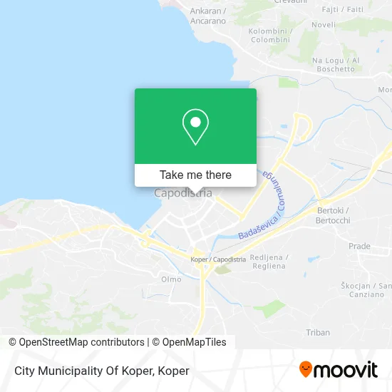 City Municipality Of Koper map