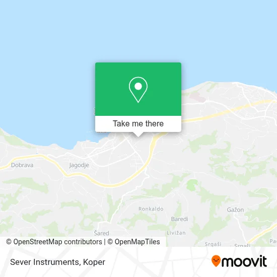 Sever Instruments map