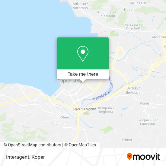 Interagent map