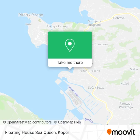 Floating House Sea Queen map