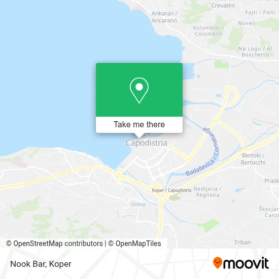 Nook Bar map