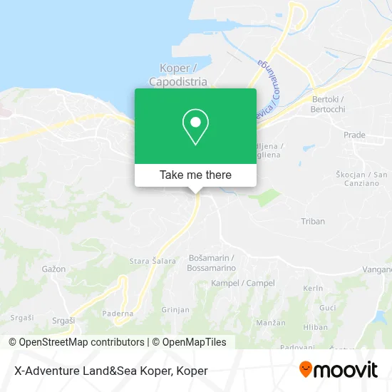 X-Adventure Land&Sea Koper map