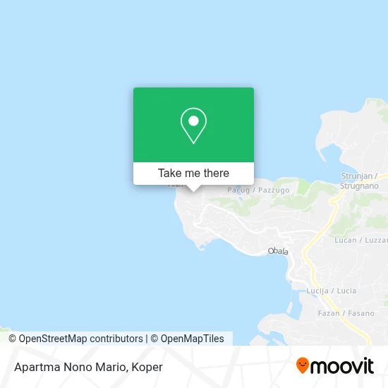 Apartma Nono Mario map