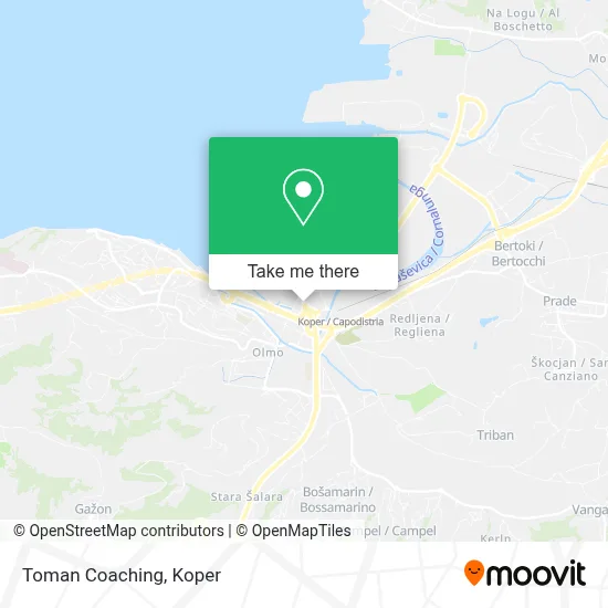 Toman Coaching map