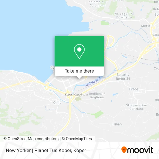 New Yorker | Planet Tus Koper map