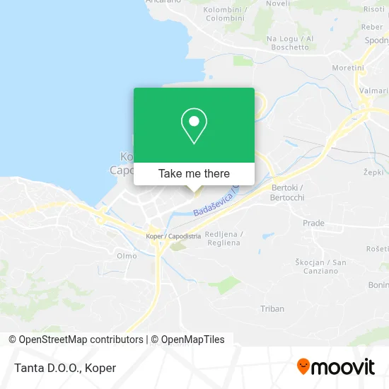 Tanta D.O.O. map
