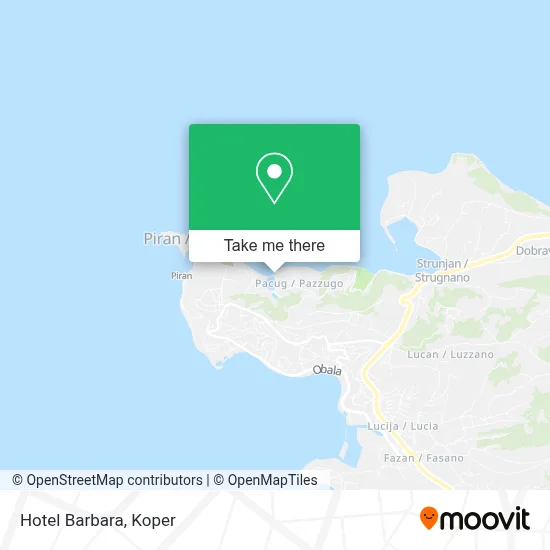 Hotel Barbara map