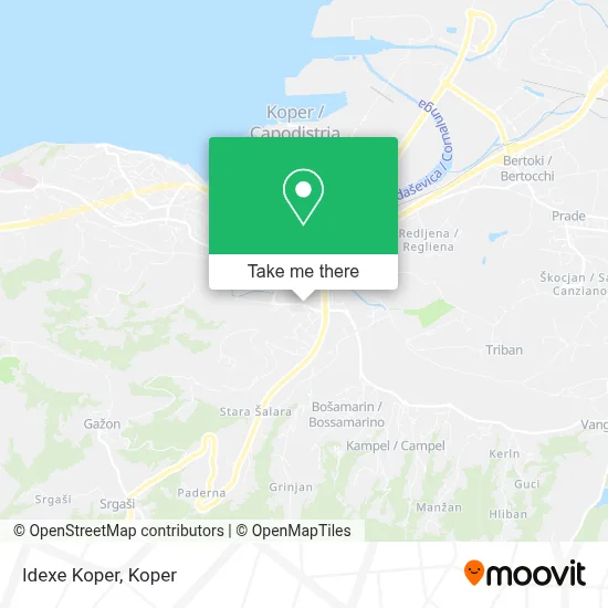 Idexe Koper map