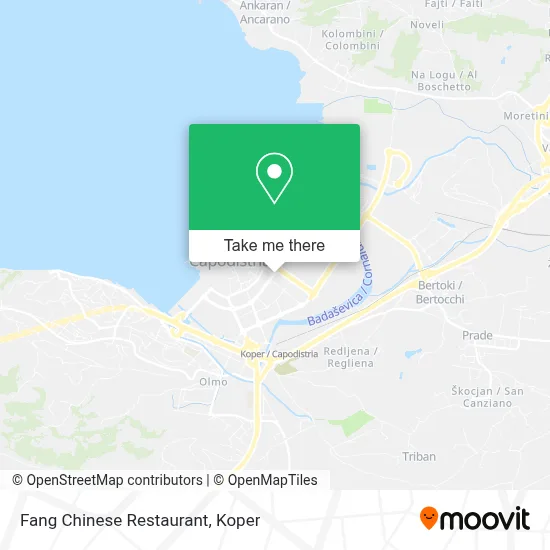 Fang Chinese Restaurant map