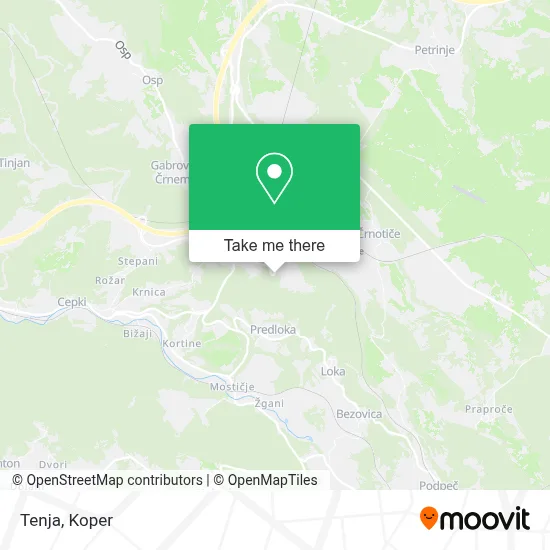 Tenja map