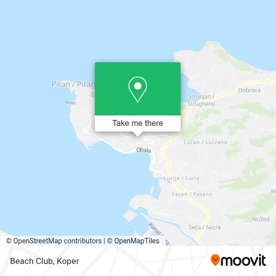 Beach Club map