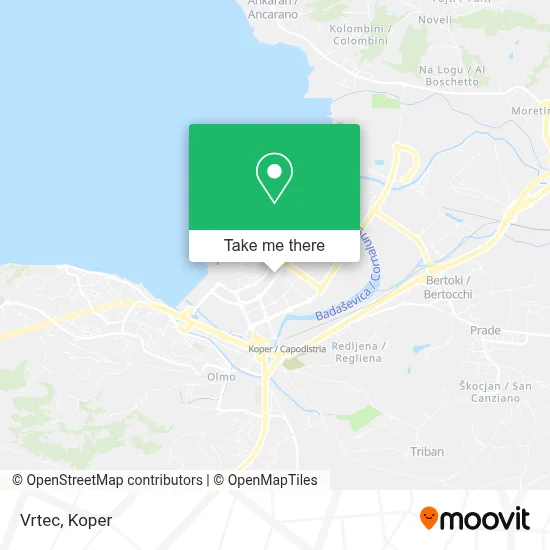 Vrtec map