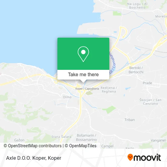 Axle D.O.O. Koper map