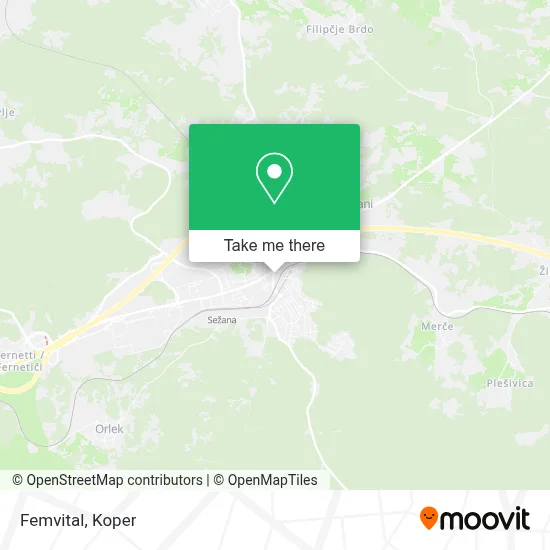 Femvital map
