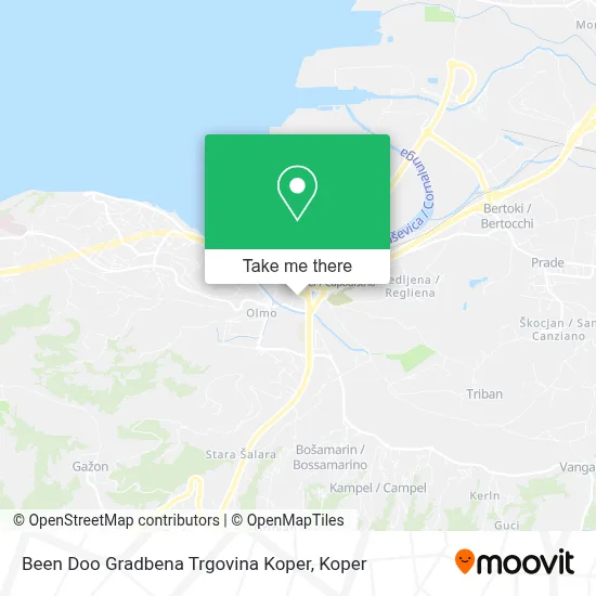 Been Doo Gradbena Trgovina Koper map