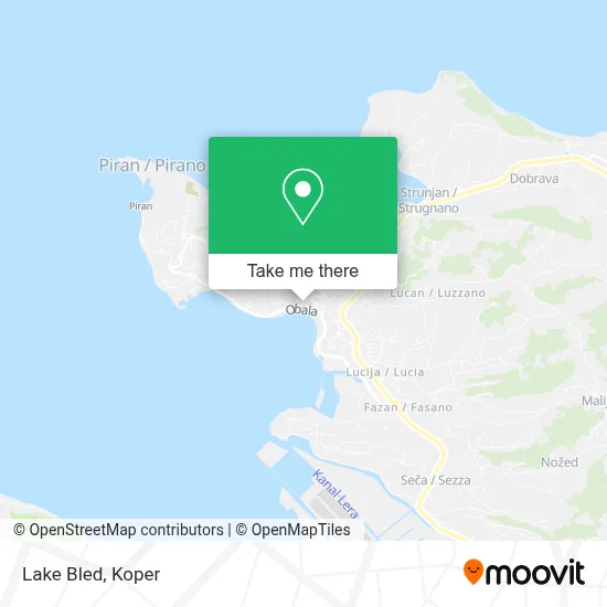 Lake Bled map