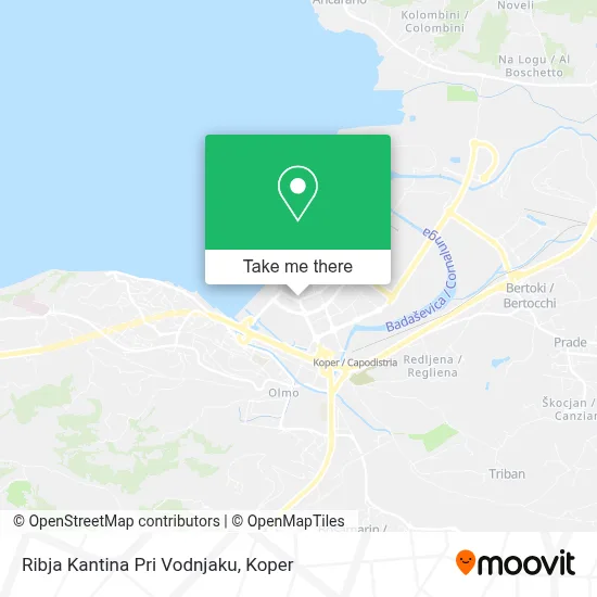 Ribja Kantina Pri Vodnjaku map