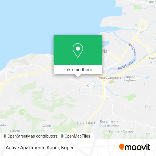 Active Apartments Koper map