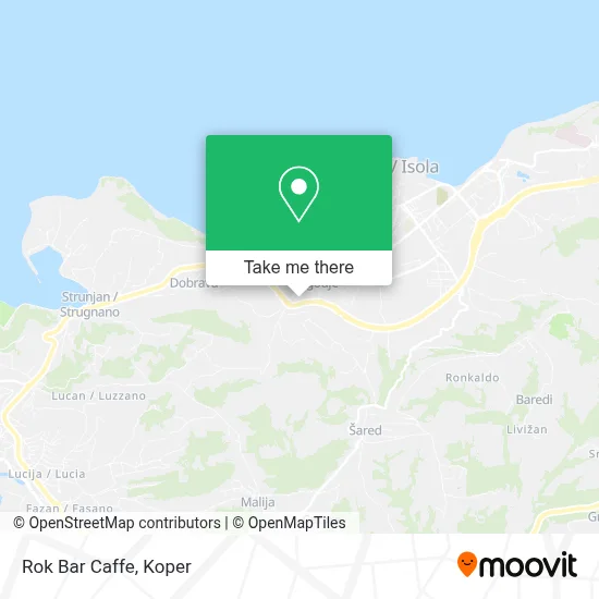 Rok Bar Caffe map