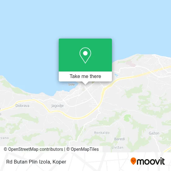Rd Butan Plin Izola map