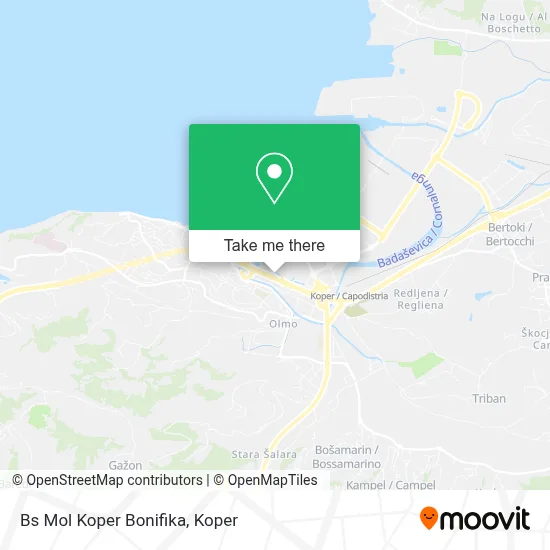 Bs Mol Koper Bonifika map