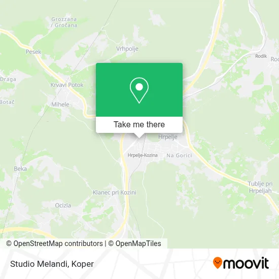 Studio Melandi map