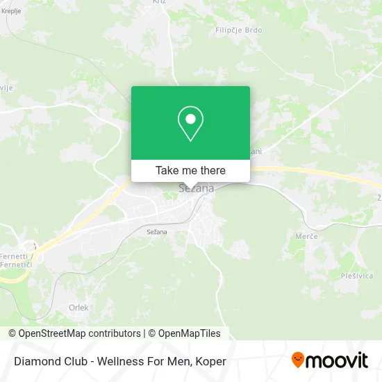 Diamond Club - Wellness For Men map