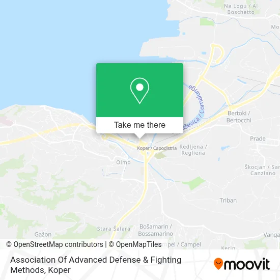 Association Of Advanced Defense & Fighting Methods map