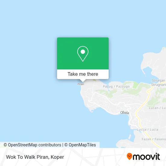 Wok To Walk Piran map