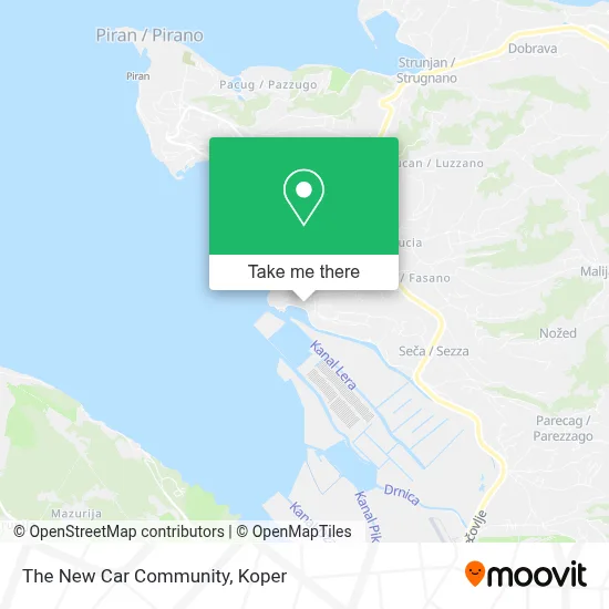 The New Car Community map