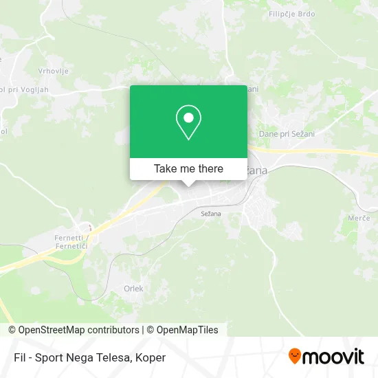 Fil - Sport Nega Telesa map