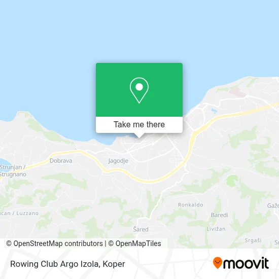 Rowing Club Argo Izola map