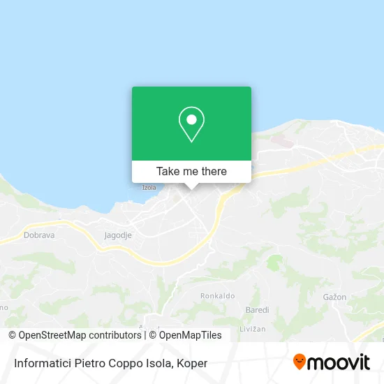 Informatici Pietro Coppo Isola map