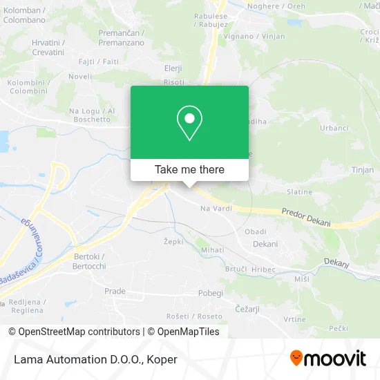 Lama Automation D.O.O. map