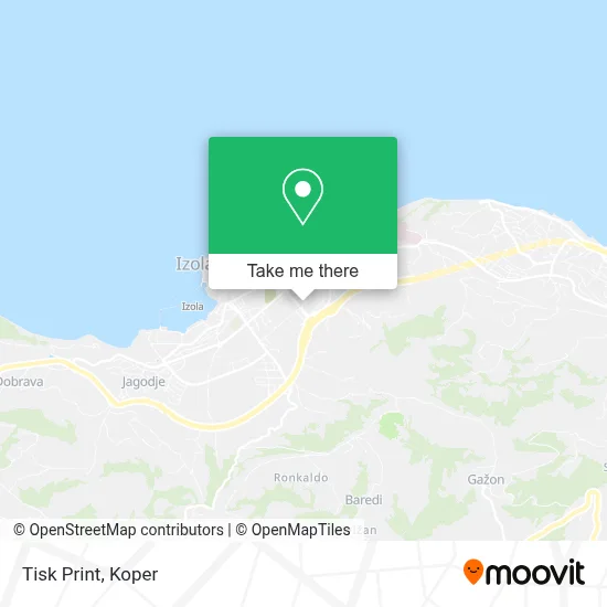 Tisk Print map