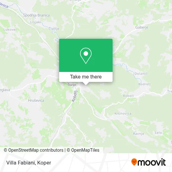 Villa Fabiani map