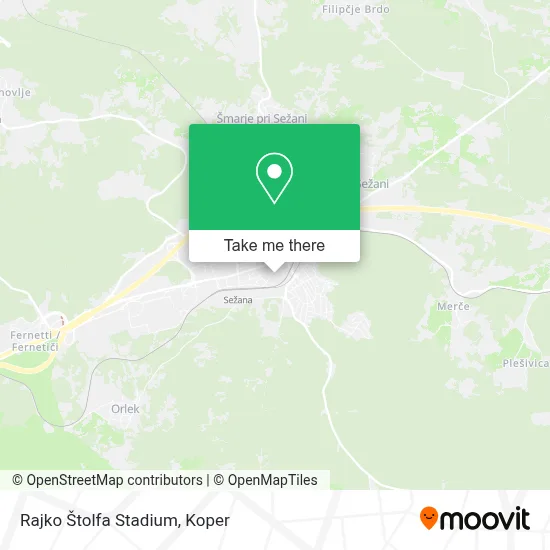Rajko Štolfa Stadium map
