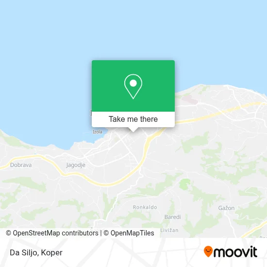 Da Siljo map