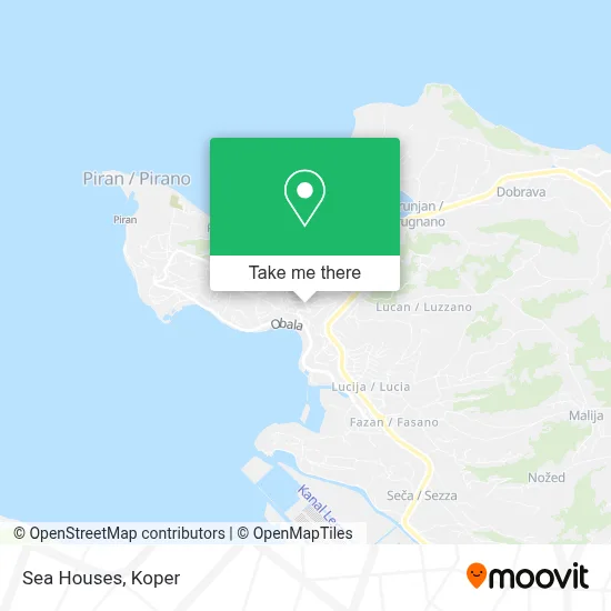 Sea Houses map
