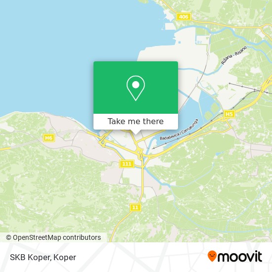 SKB Koper map