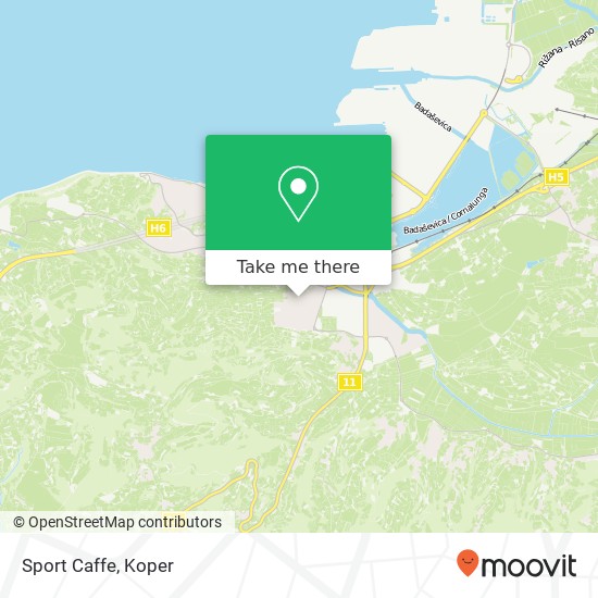 Sport Caffe, Prisoje 9 6000 Koper map