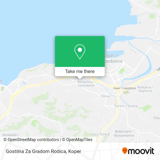 Gostilna Za Gradom Rodica map