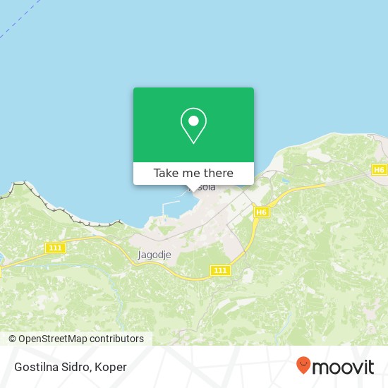 Gostilna Sidro map