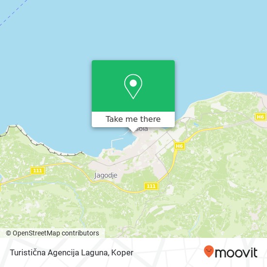 Turistična Agencija Laguna map