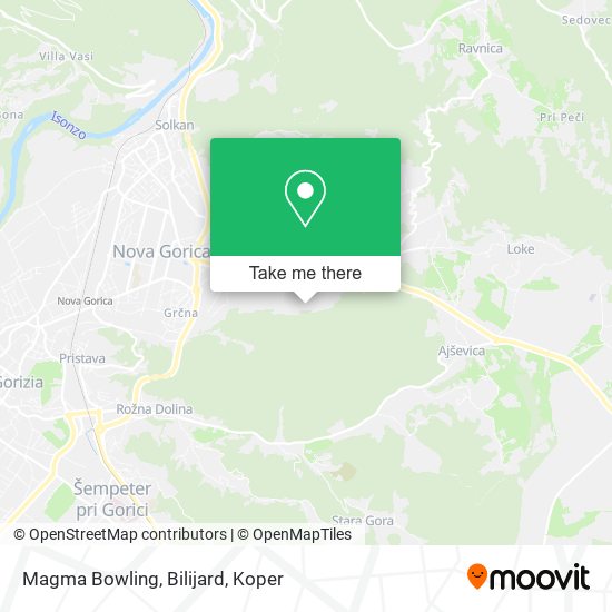 Magma Bowling, Bilijard map