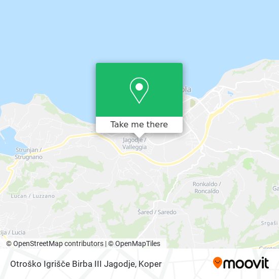 Otroško Igrišče Birba III Jagodje map