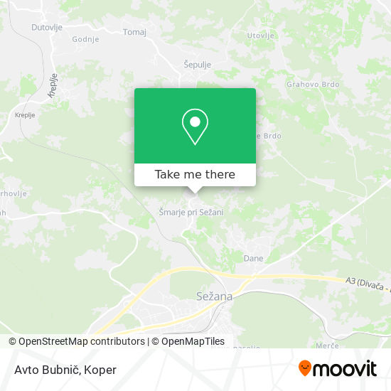 Avto Bubnič map